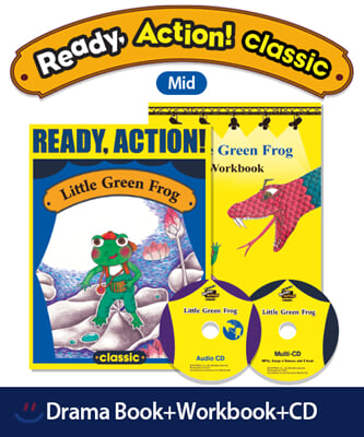 Ready Action Classic(Mid): Little Green Frog[SB+WB+CD](CD2장포함)(전2권)