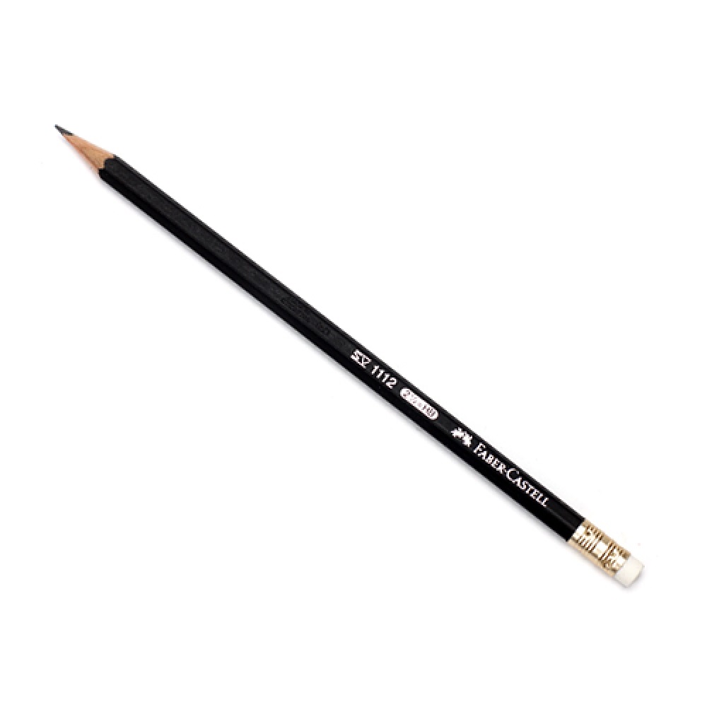 12p 블랙파버 HB 지우개 연필/팬시점판매용
