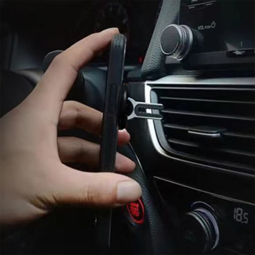 차량 송풍구거치 스마트링(블랙)/ 각도조절 핸드폰링