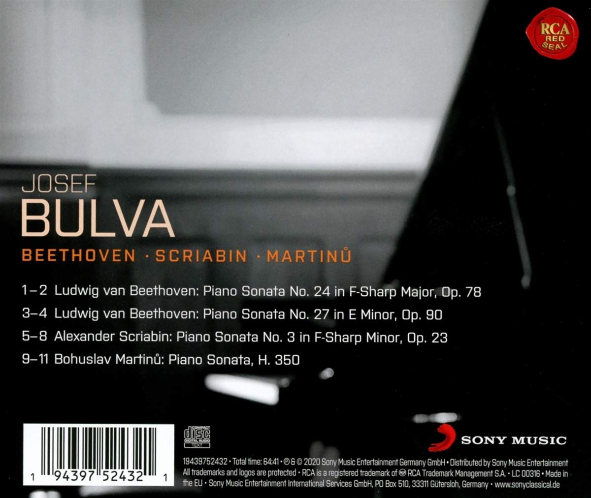 Josef Bulva 베토벤 / 스크리아빈 / 마르티누: 피아노 소나타 (Beethoven / Scriabin / Martinu: Piano Sonata)
