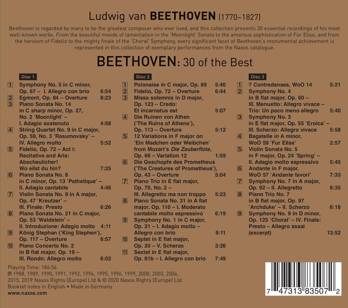 베토벤: 베스트 30 (Beethoven: 30 of the Best)
