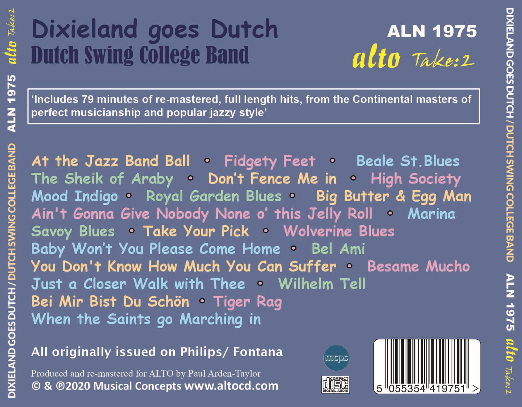 Dutch Swing College Band (더치 스윙 컬리지 밴드) - Dixieland Goes Dutch