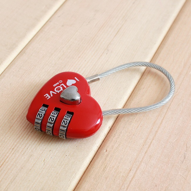 와이어 팬시 자물쇠/사물함 도난방지용 번호자물쇠