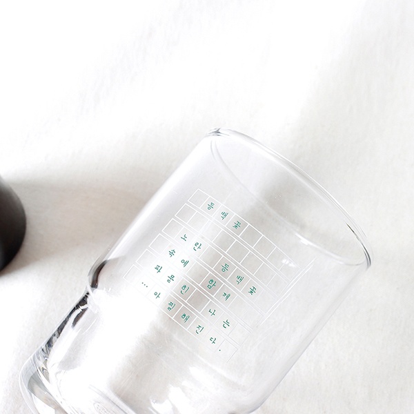 한국문학 스택 유리컵 홈카페 유리잔