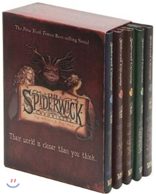 The Spiderwick Chronicles (Boxed Set) : The Field Guide/The Seeing Stone/Lucinda's Secret/The Ironwood Tree/The Wrath of Mulgarath .....  ★ 사본CD 5장 포함.  미사용 완전 최상급입니다 ★ 