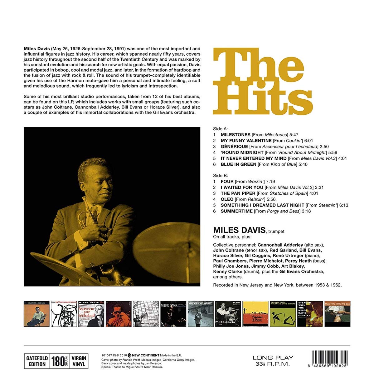 Miles Davis (마일즈 데이비스) - The Hits [LP]