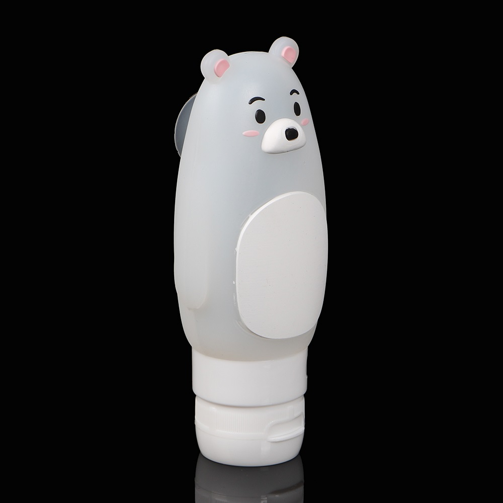 무핀 북극곰 실리콘 리필용기/90ml 여행용 화장품용기