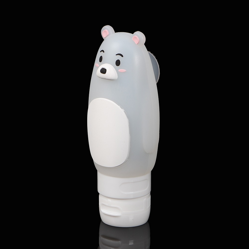 무핀 북극곰 실리콘 리필용기/90ml 여행용 화장품용기