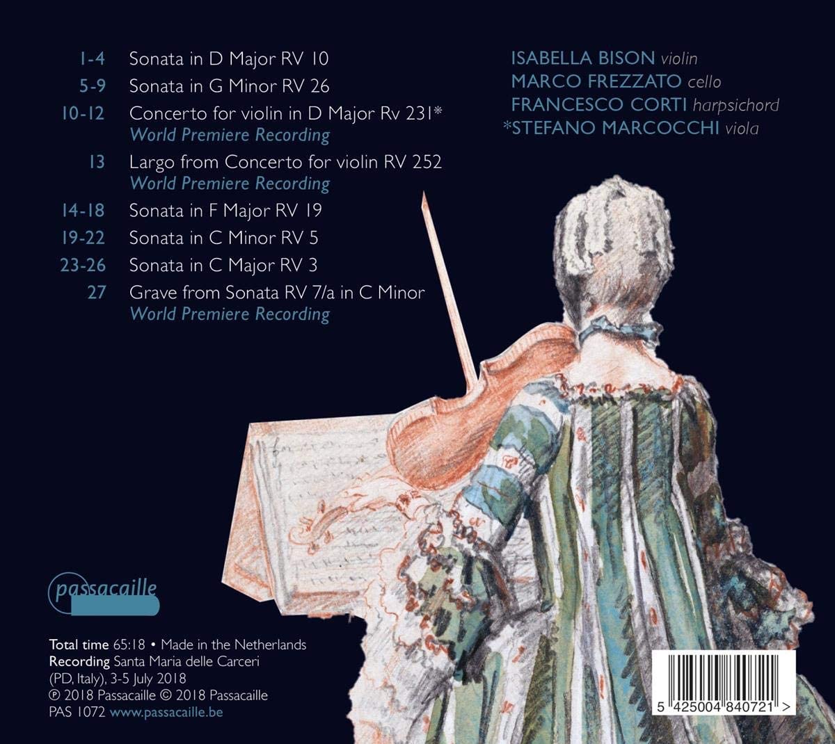 Isabella Bison 비발디: 바이올린 소나타와 협주곡 (Vivaldi: Violin Sonatas, Concerto)