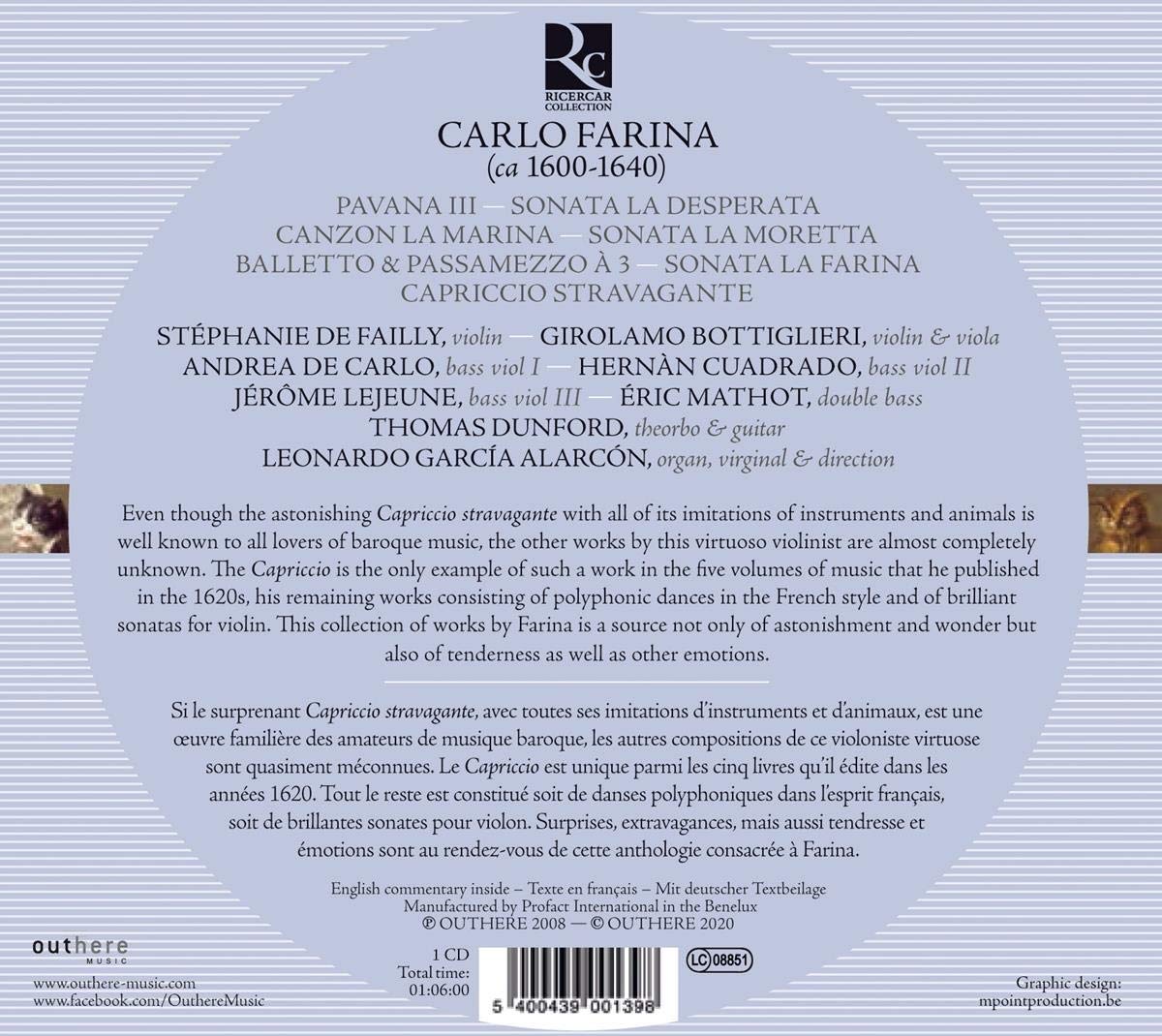 Clematis 카를로 파리나: 카프리치오 스트라바간테 (Carlo Farina: Capriccio Stravagante)