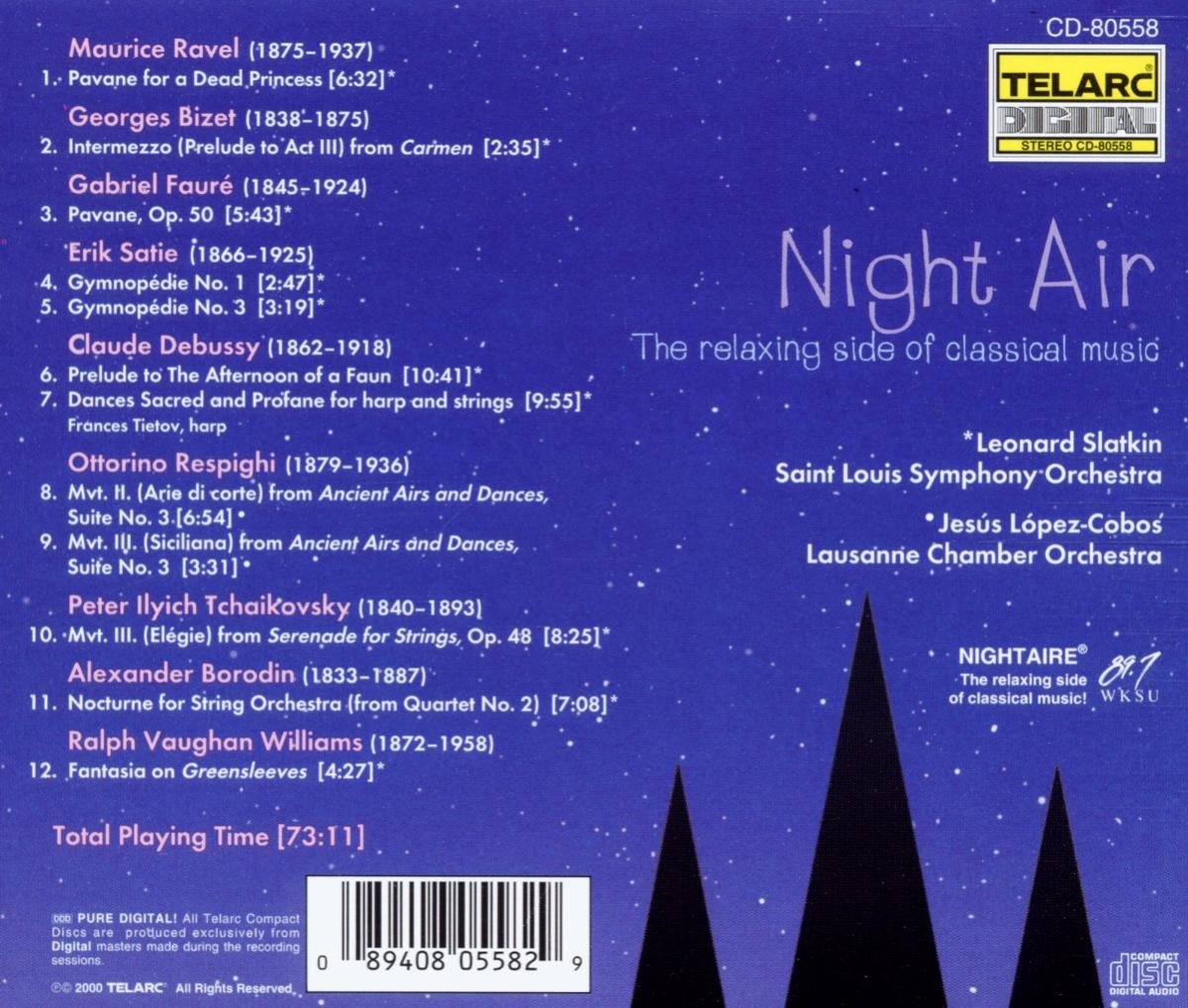 긴장을 풀어주는 클래식 음악 모음집 (Night Air - The Relaxing Side of Classical Music)