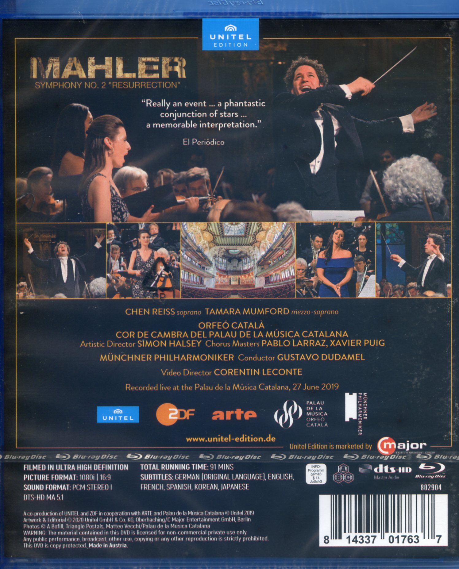 Gustavo Dudamel 말러: 교향곡 2번 '부활' (Mahler: Symphony No. 2 'Resurrection')