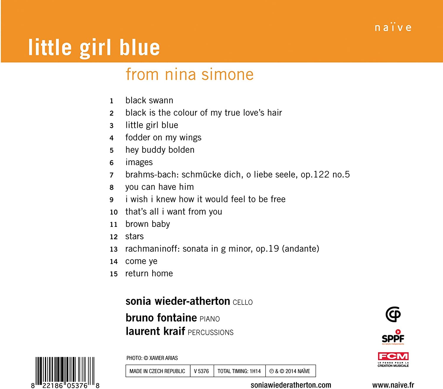 Sonia Wieder-Atherton 리틀 걸 블루 - 니나 시몬을 기리며 (Little Girl Blue - from Nina Simone)