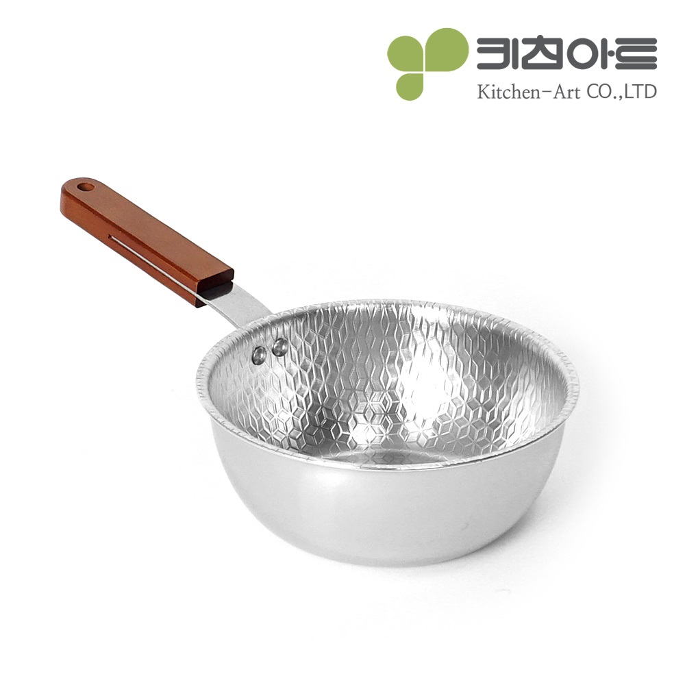 키친아트 멘토 인덕션 통5중 엠보 궁중팬 18cm