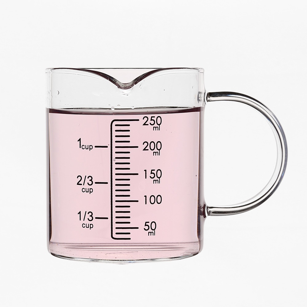 로하티 쿠킹 유리 계량컵(250ml) / 베이킹 계량비커