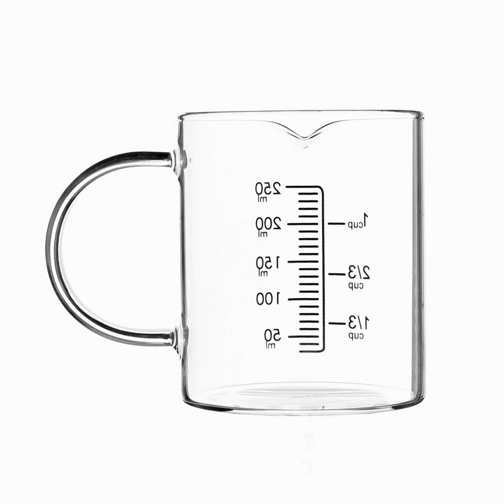 로하티 쿠킹 유리 계량컵(250ml) / 베이킹 계량비커
