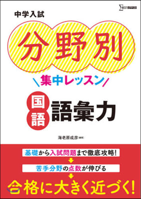 中學入試分野別集中レッスン 國語 語彙力