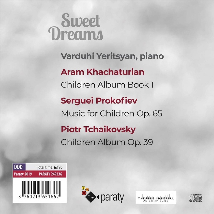 Varduhi Yeritsyan 어린이 피아노 교육을 위한 작품 모음집 (Sweet Dreams) 