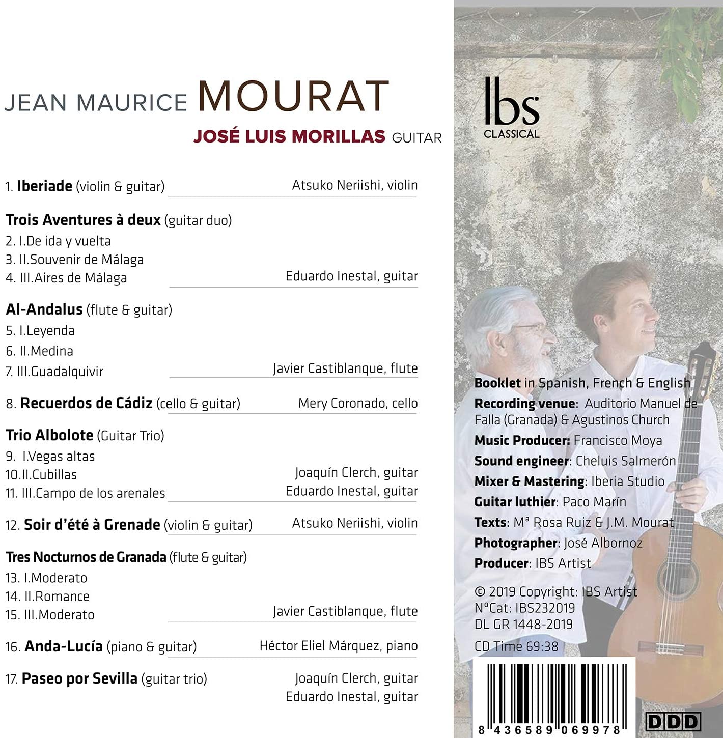 Jose Luis Morillas 장-모리스 무라: 기타를 위한 실내악 작품 (Jean-Maurice Mourat: Guitar Works)