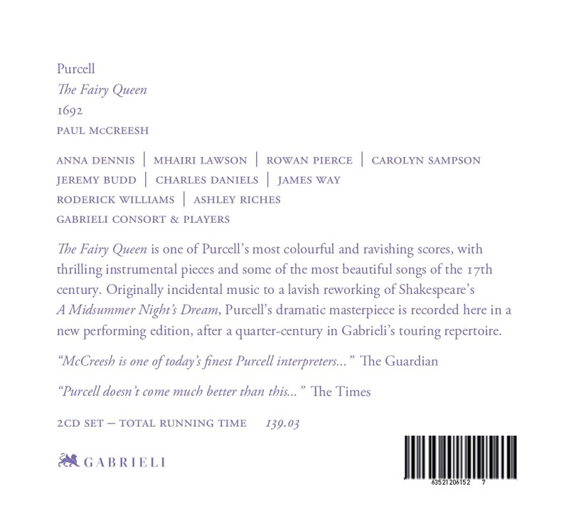 Paul McCreesh 퍼셀: 요정의 여왕 - 폴 매크리시 (Purcell: The Fairy Queen 1692)