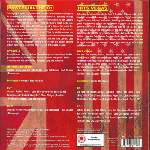 Def Leppard (데프 레퍼드) - London To Vegas [Limited Edition]