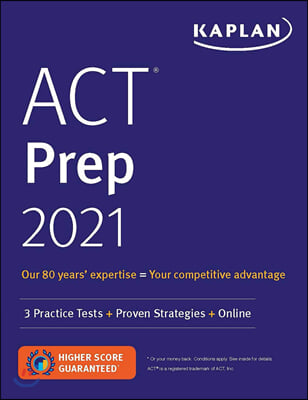 ACT Prep 2021: 3 Practice Tests + Proven Strategies + Online (Paperback)