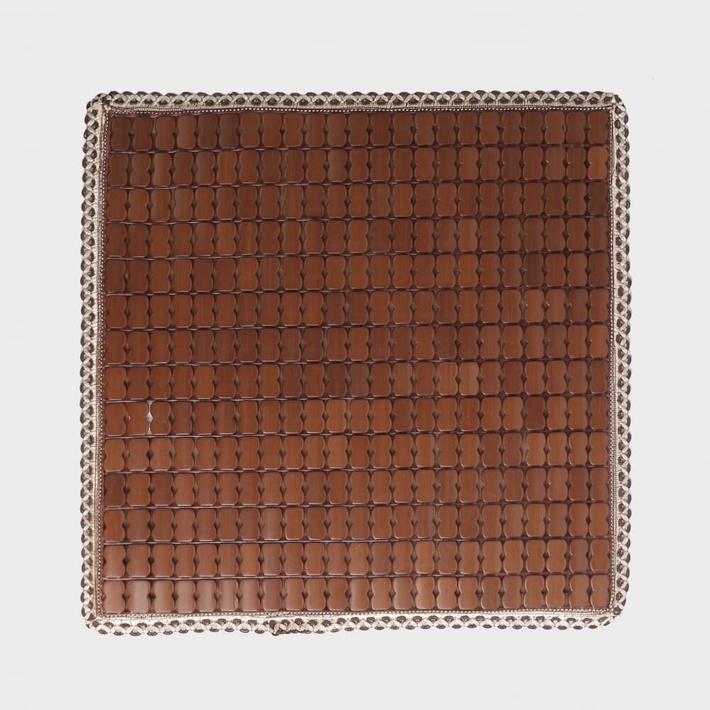 쿨링히트 대나무 방석(45cm) (브라운) / 자동차방석