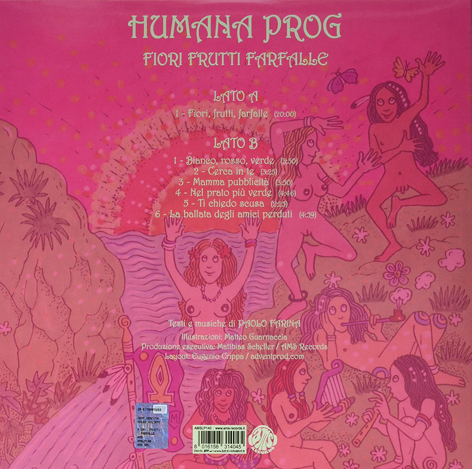 Humana Prog (휴마나 프로그) - Fiori Frutti Farfalle [LP]