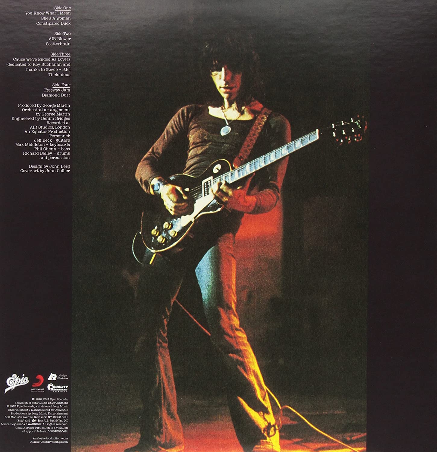 Jeff Beck (제프 백) - Blow By Blow [2LP]