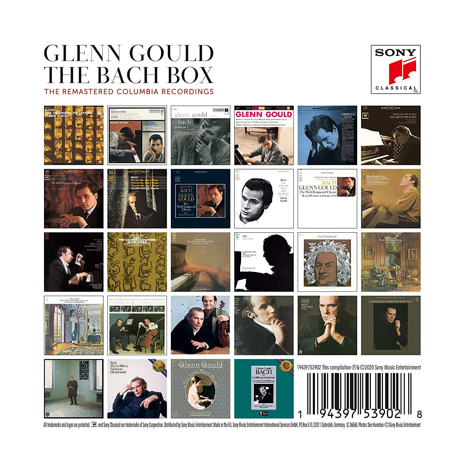 글렌 굴드 바흐 컬렉션 (Glenn Gould - The Bach Box: The Remastered Columbia Recordings)