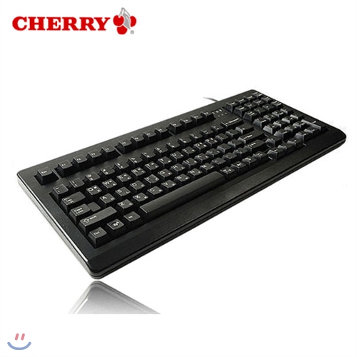 CHERRY 기계식 키보드 G80-1867 LYCKO-2 적축 (PS/2 & USB지원 / 19형 사이즈 / 스탭스 컬쳐2 방식 구조 / 강력한 내구성)