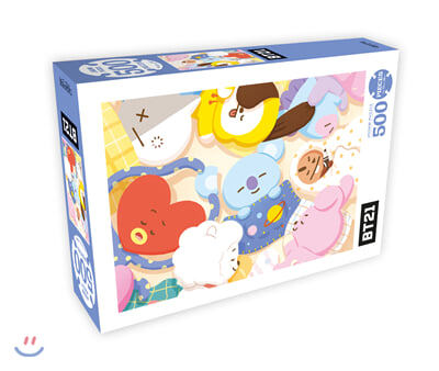 BT21 500PCS 직소 퍼즐-낮잠