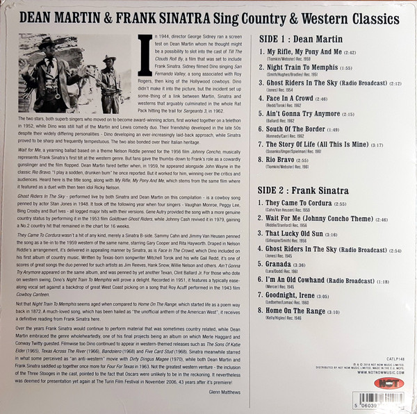 Frank Sinatra / Dean Martin (프랭크 시나트라 / 딘 마틴) - Sing Country & Western Classics [LP]