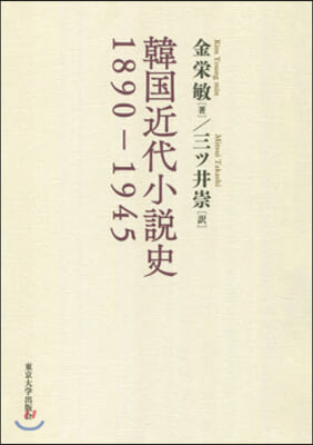 韓國近代小說史 1890－1945