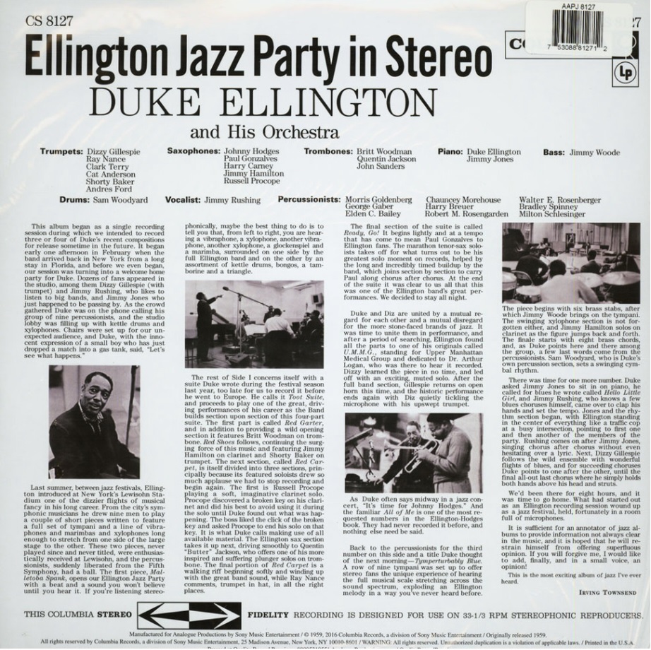 Duke Ellington (듀크 엘링턴) - Jazz Party in Stereo [LP]