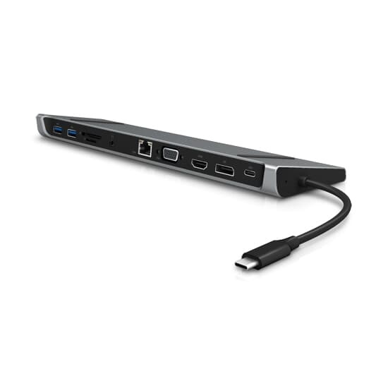 아이피타임 UC311Nstation TYPE-C to PD+DP+HDMI+VGA+LAN+오디오+SD/TF+3포트 USB3.0 허브