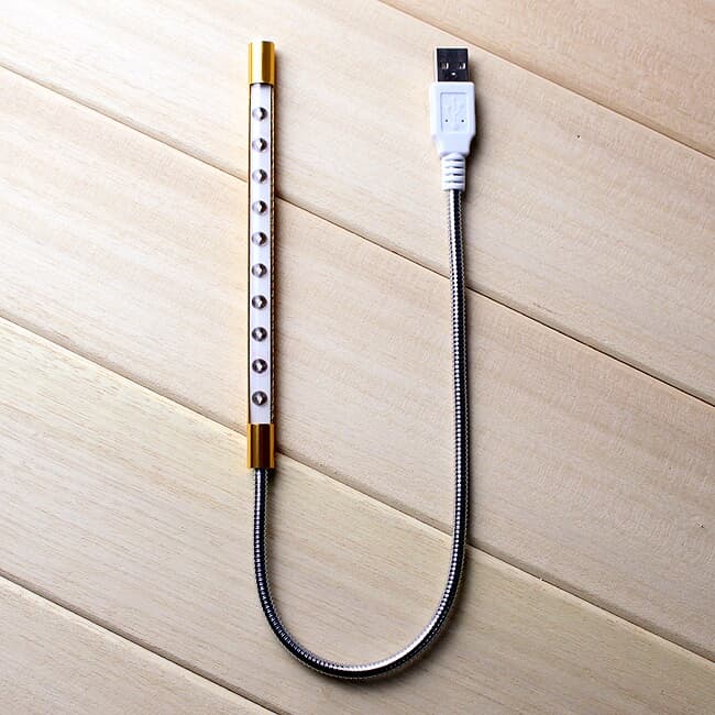 USB 10구 LED 스탠드(터치)/컴퓨터 노트북 조명
