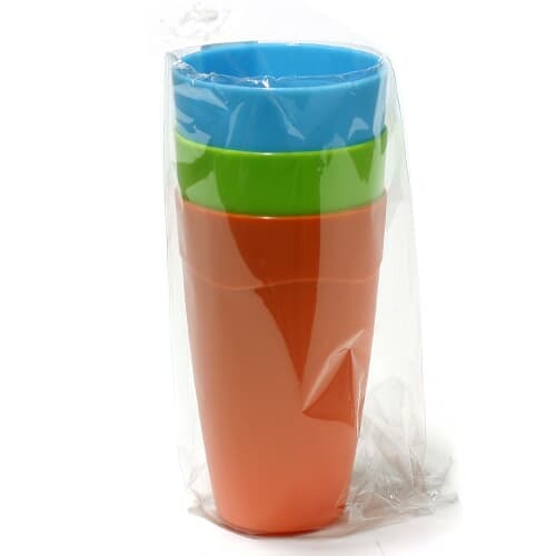 3p 파스텔 파티컵(특대) 플라스틱 양치컵