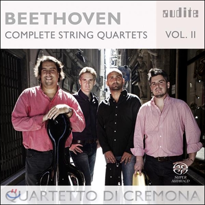 Quartetto Di Cremona 베토벤: 현악 사중주 2집 - 8번 12번 `라주모프스키` (Beethoven: Complete String Quartets Vol.2)