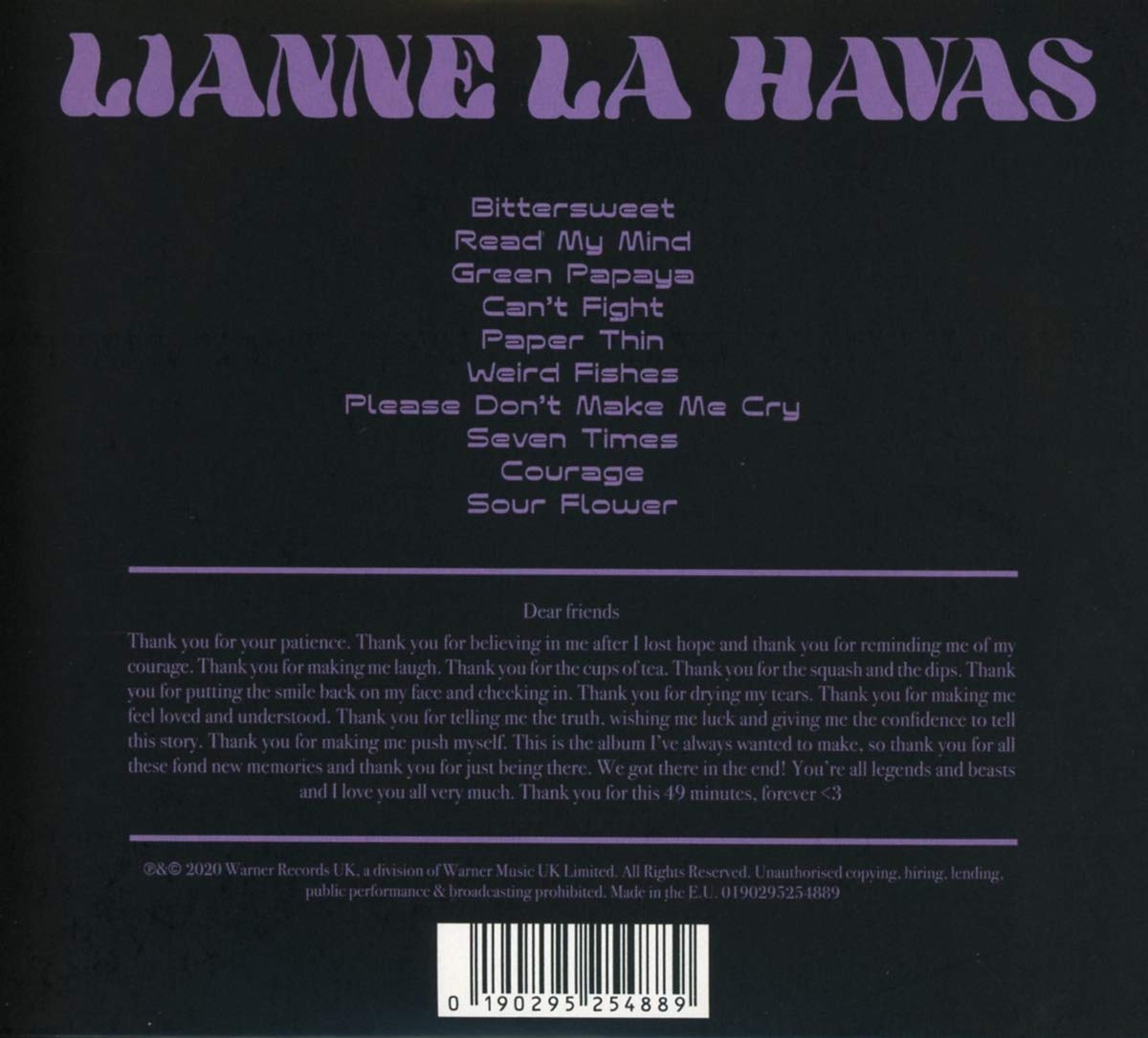 Lianne La Havas (리앤 라 하바스) - 4집 Lianne La Havas