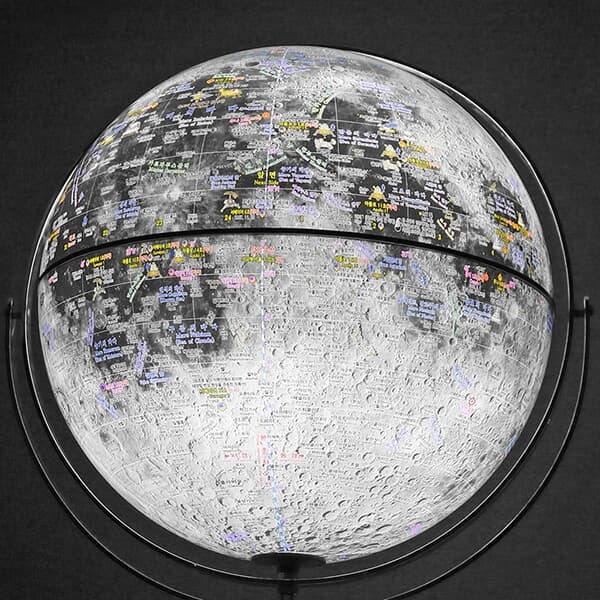 [맵소프트] 50cm 플로어 달본 대형달 달등 보름달 조명 3D입체