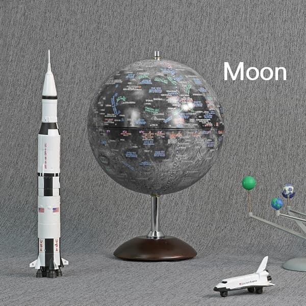[맵소프트] 18cm 아폴로 달본 달모형 진짜달! 달탐사