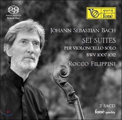 Rocco Filippini 바흐: 무반주 첼로 모음곡 전곡집 - 로코 필리피니 (Bach: Cello Suites Nos. 1-6, BWV1007-1012)