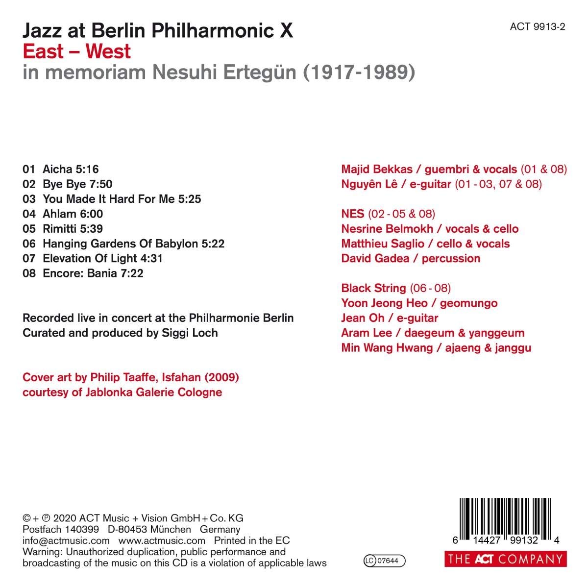 재즈 앳 베를린 필하모닉 10집 - 동양과 서양 (Jazz At Berlin Philharmonic X: East-West)