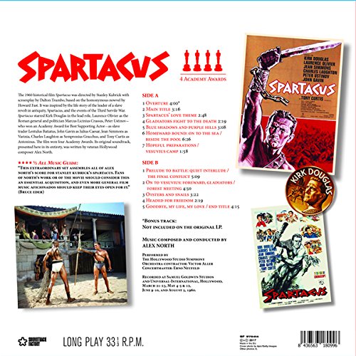 스파르타쿠스 영화음악 (Spartacus OST by Alex North) [LP]