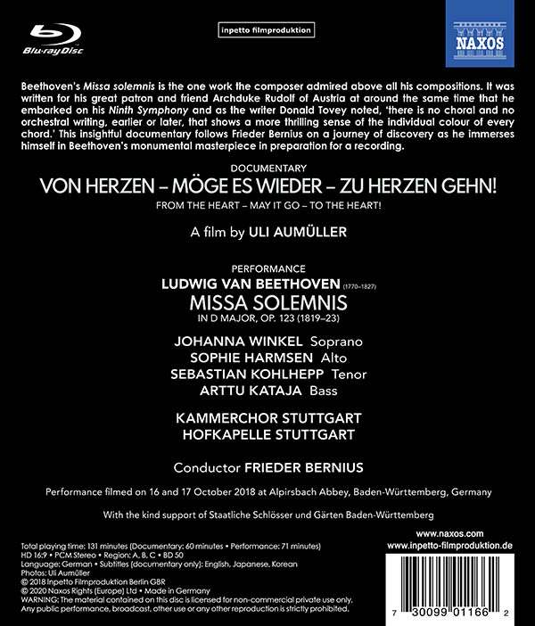 Frieder Bernius 베토벤: '장엄 미사' (Beethoven: 'Missa Solemnis' Op.123)