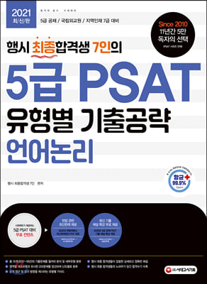 행시 최종합격생 7인의 5급 PSAT 유형별 기출공략 : 언어논리