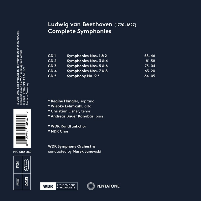 Marek Janowski 베토벤: 교향곡 전집 (Beethoven: Complete Symphonies) 