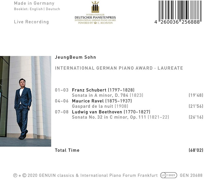 손정범 - 슈베르트 / 라벨 / 베토벤: 피아노 작품집 (Schubert / Ravel / Beethoven: Piano Works)