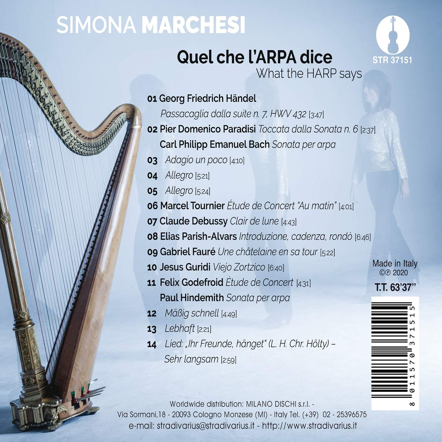 Simona Marchesi 하프가 말하는 것 (What the Harp Says) 